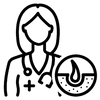 Derm-Tested & Safe icon