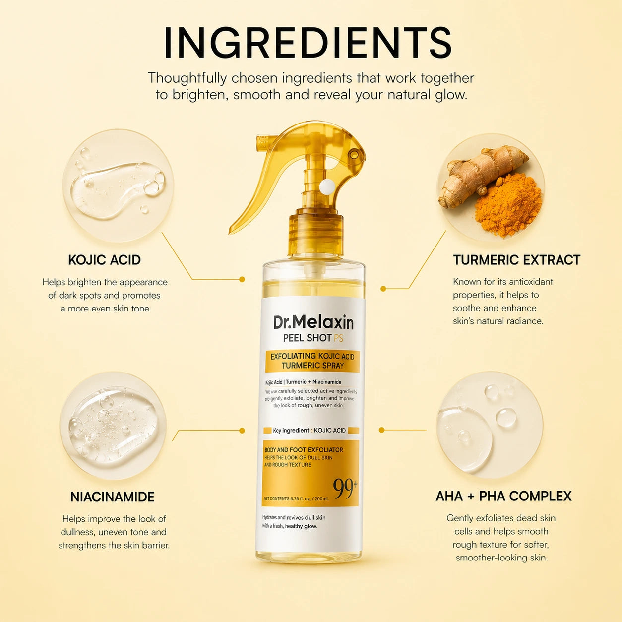 Dr. Melaxin Peel Shot Brightening Body Spray